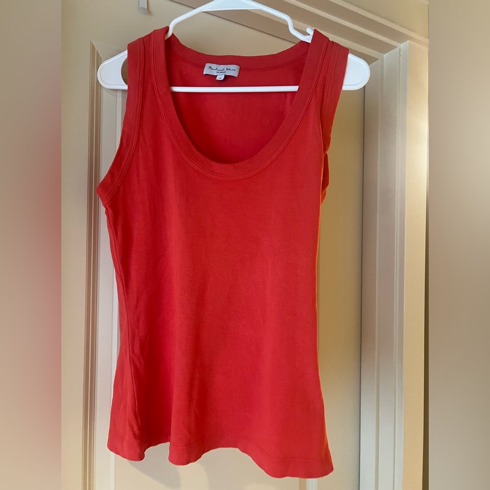 Michael Stars Coral Scoop Neck Tank
